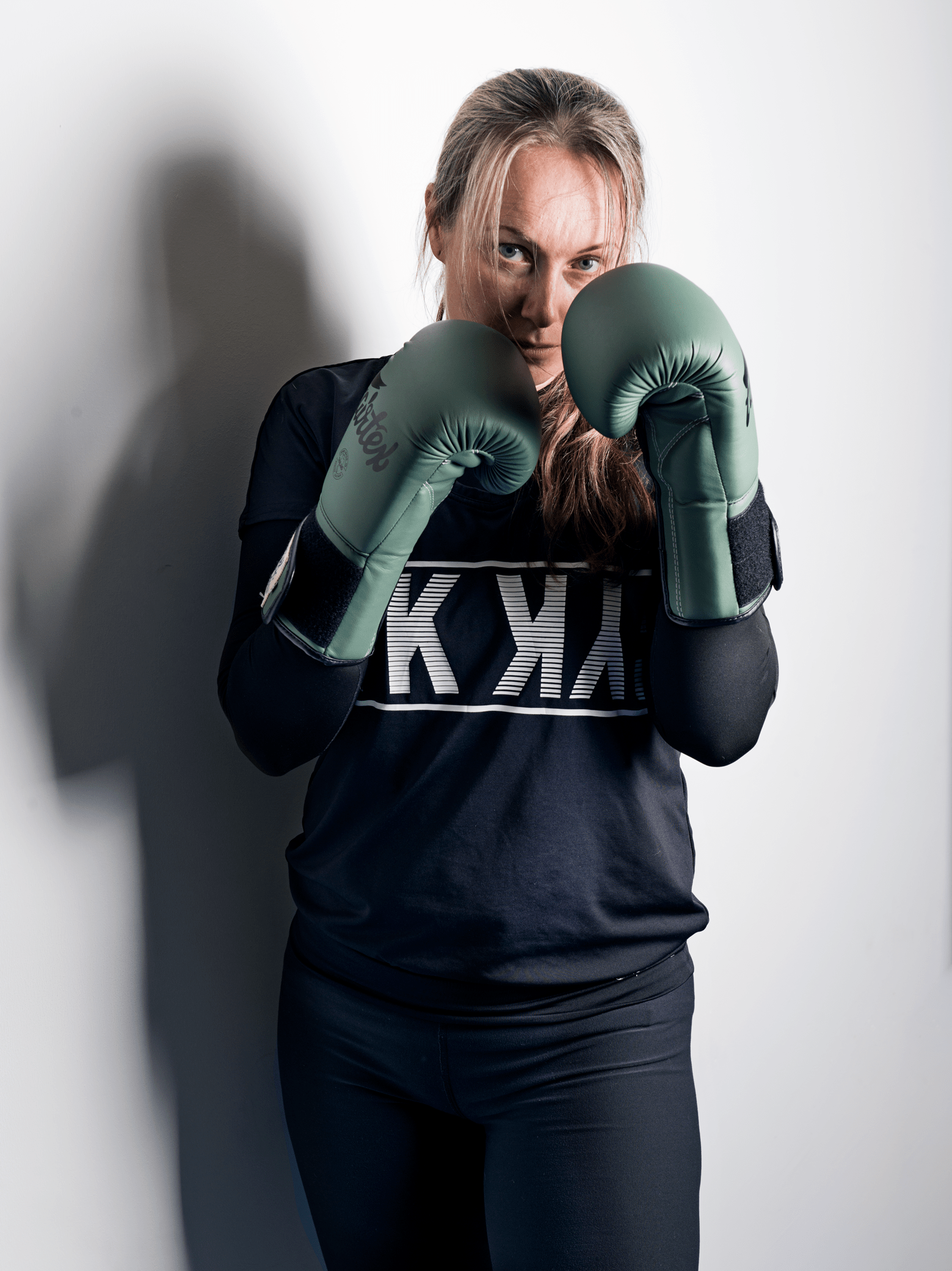 Photoshoot of an MMA training club