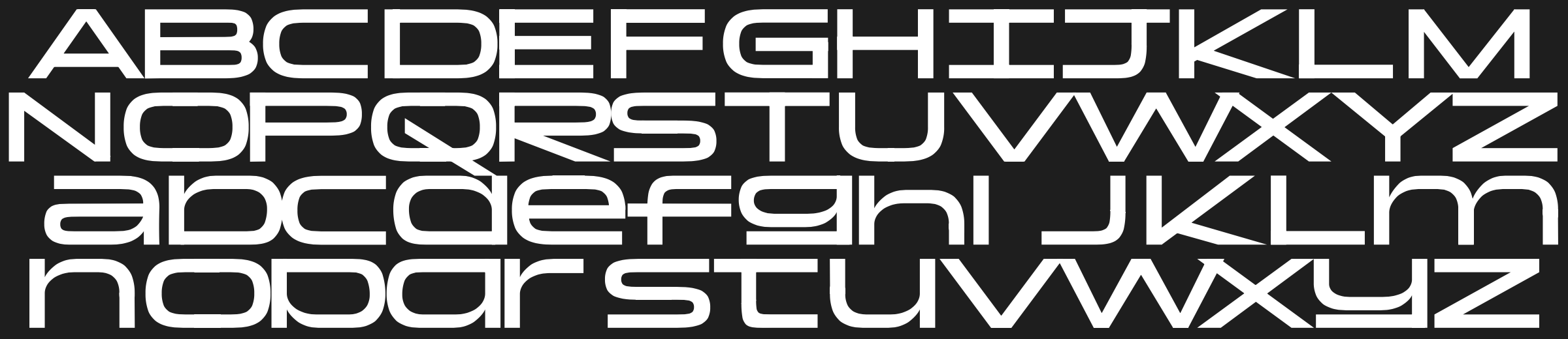 Custom typefaces 13 — experimental display typography