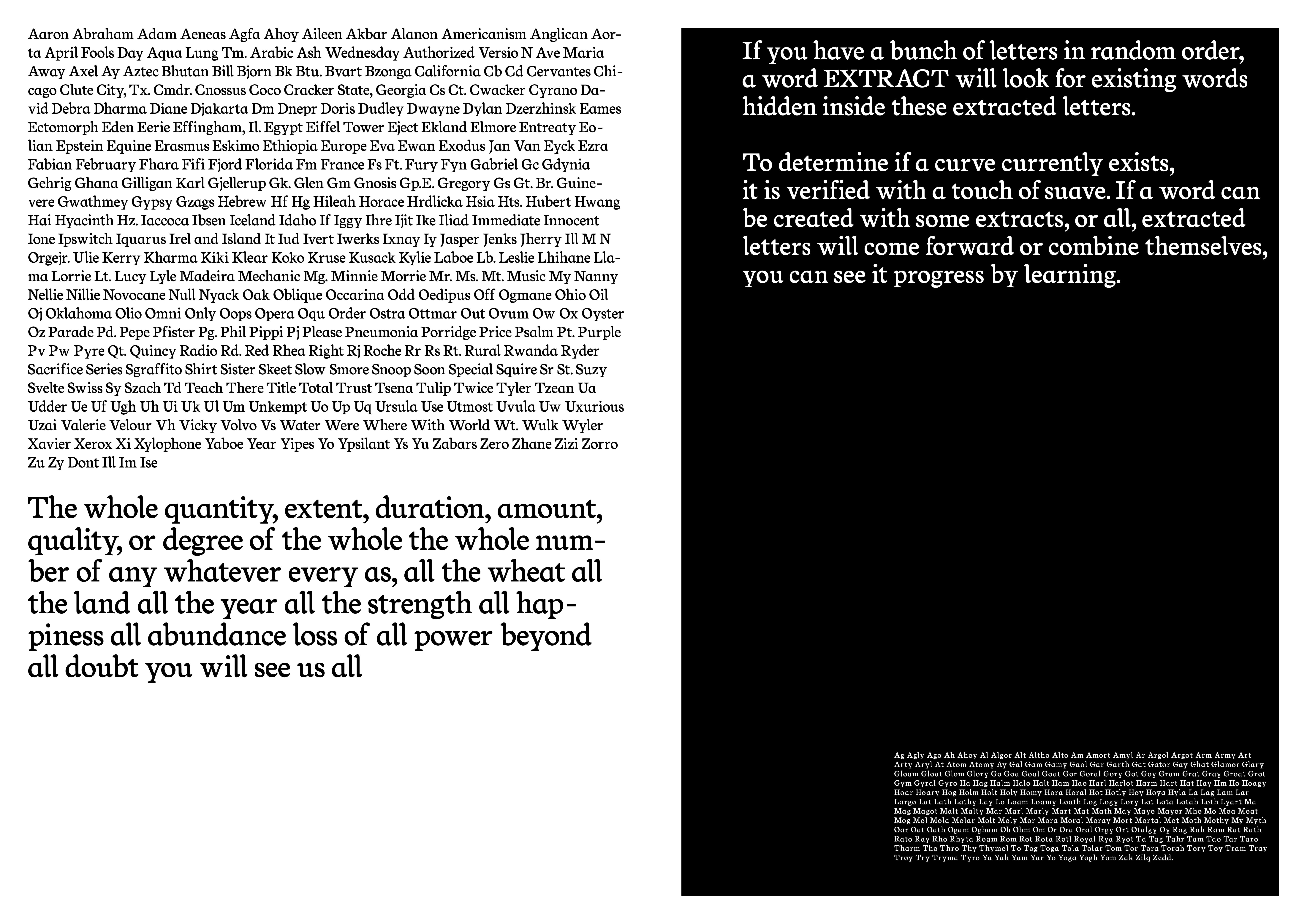 Custom typefaces 14 — experimental display typography