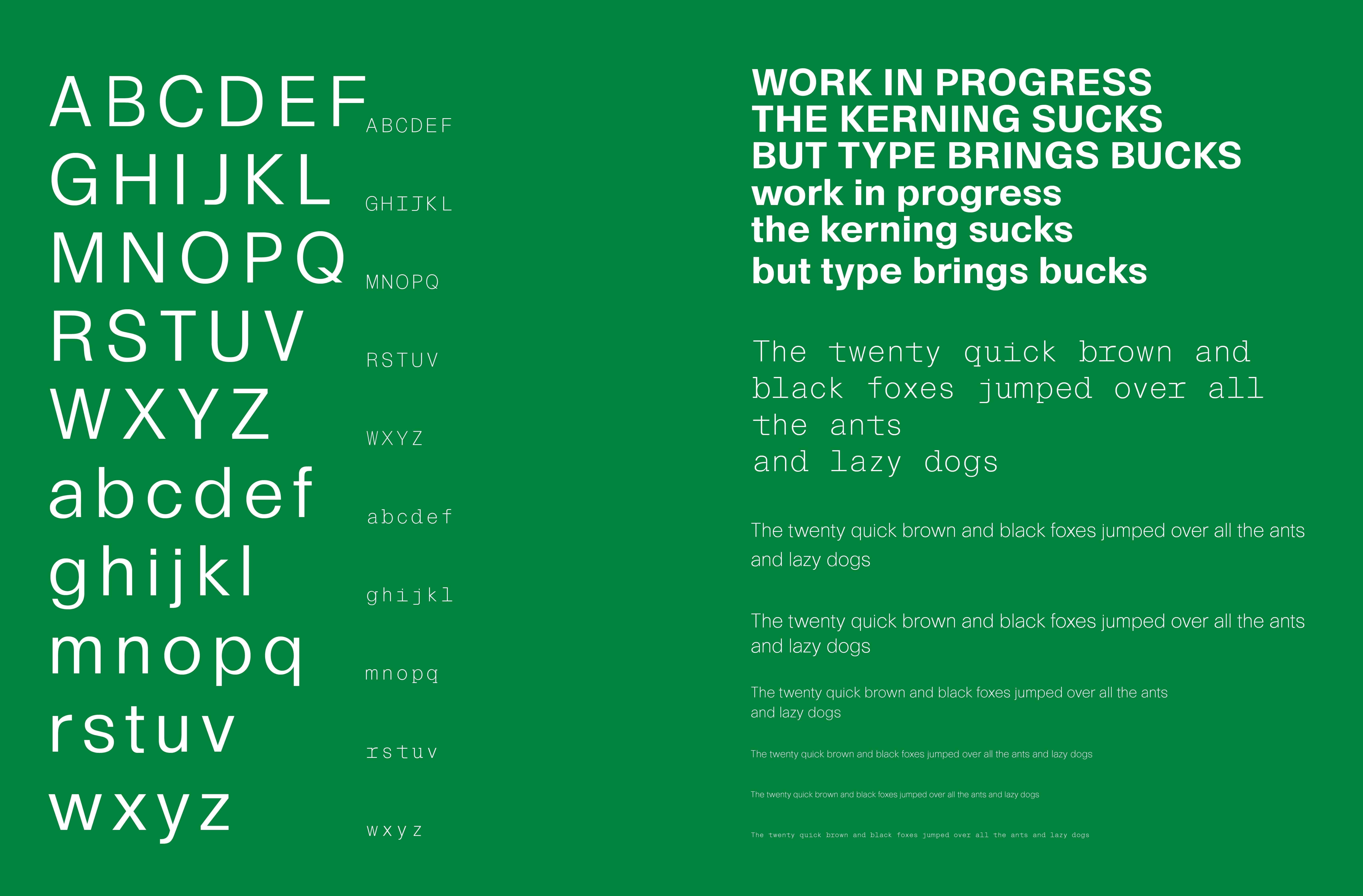 Custom typefaces 17 — experimental display typography