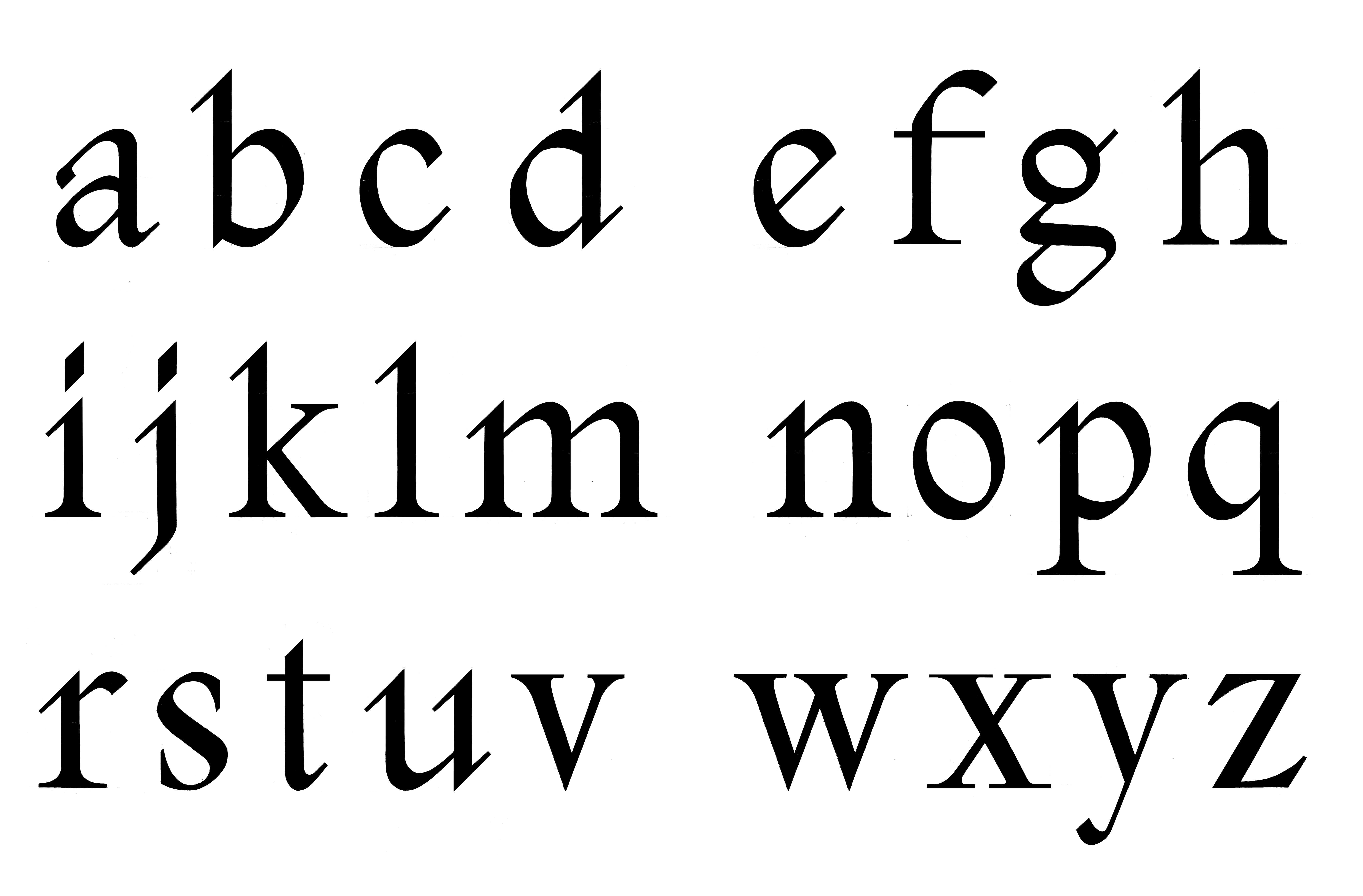 Custom typefaces 21 — experimental display typography